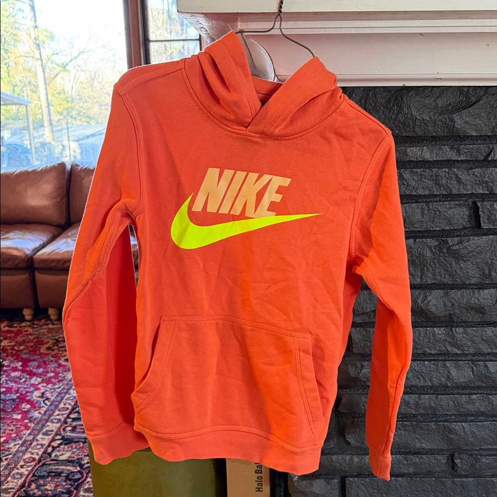 Nike Kids Orange Hoodie
